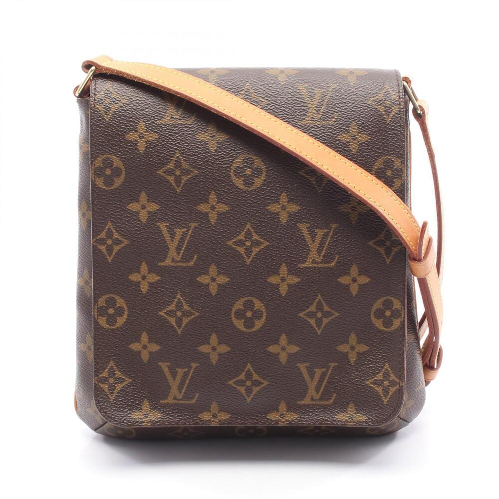 Louis Vuitton Musette Salsa Long Strap Shoulder Bag Canvas Leather Monogram